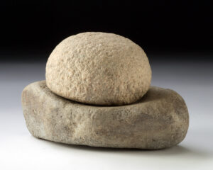 Lot 40, Auction 4/12/2026: Native American Archaic to Woodland Stone Metate & Mano