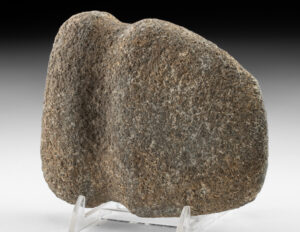 Lot 12, Auction 4/20/2026: Large Native American Full Groove Stone Axe Head