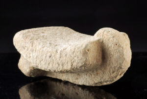 Lot 65, Auction 4/12/2026: Costa Rican Miniature Stone Metate - Curved Leg