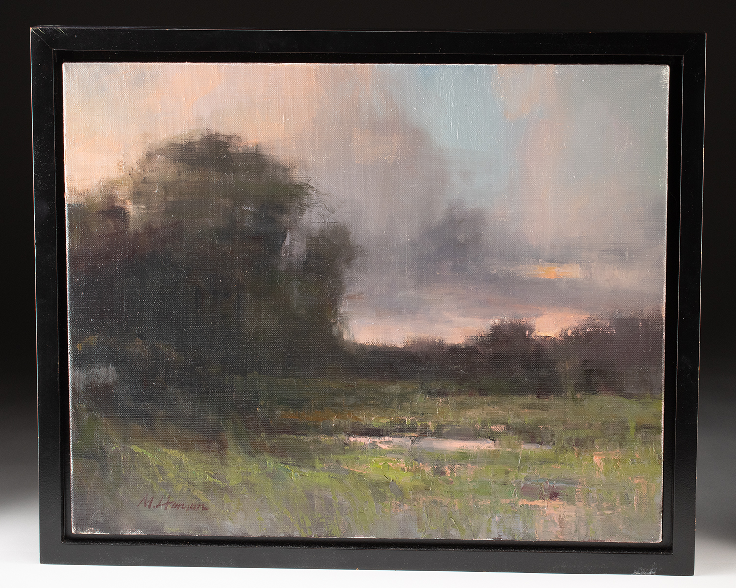 Lot 258, Auction 4/3/2026: Marc Hanson Painting - "Wetland Romance" (2017)