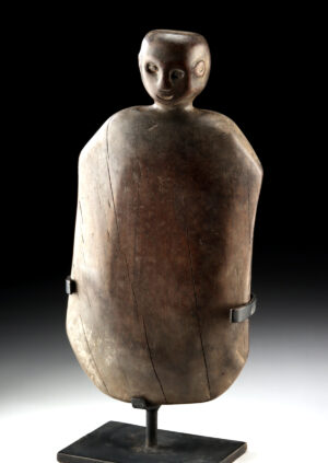 Lot 113a, Auction 4/12/2026: Indonesian Sumba Wood Kabiru Cotton Board Human Form