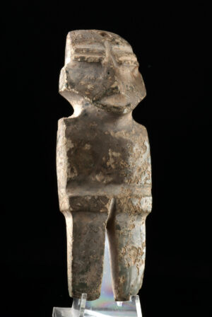 Lot 59a, Auction 4/12/2026: Chontal Stone Celt Figure - Stylized Form