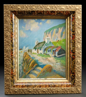 Lot 151, Auction 4/12/2026: William P. Henderson Painting -"Velarde Station"