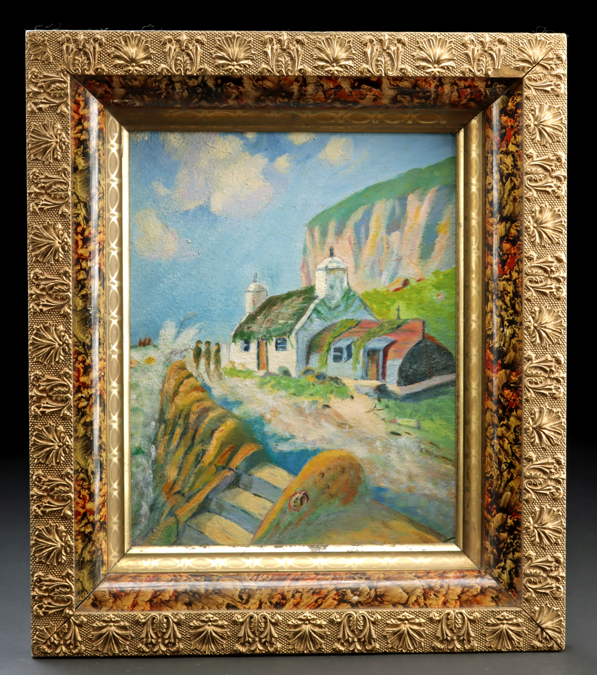 Lot 151, Auction 4/12/2026: William P. Henderson Painting -"Velarde Station"