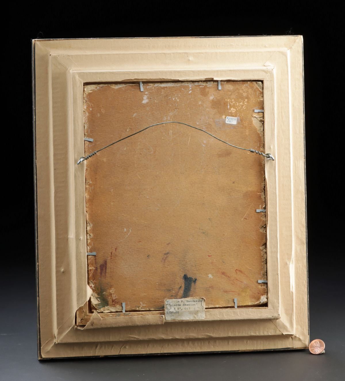 Lot 151, Auction 4/12/2026: William P. Henderson Painting -"Velarde Station" - Image 3