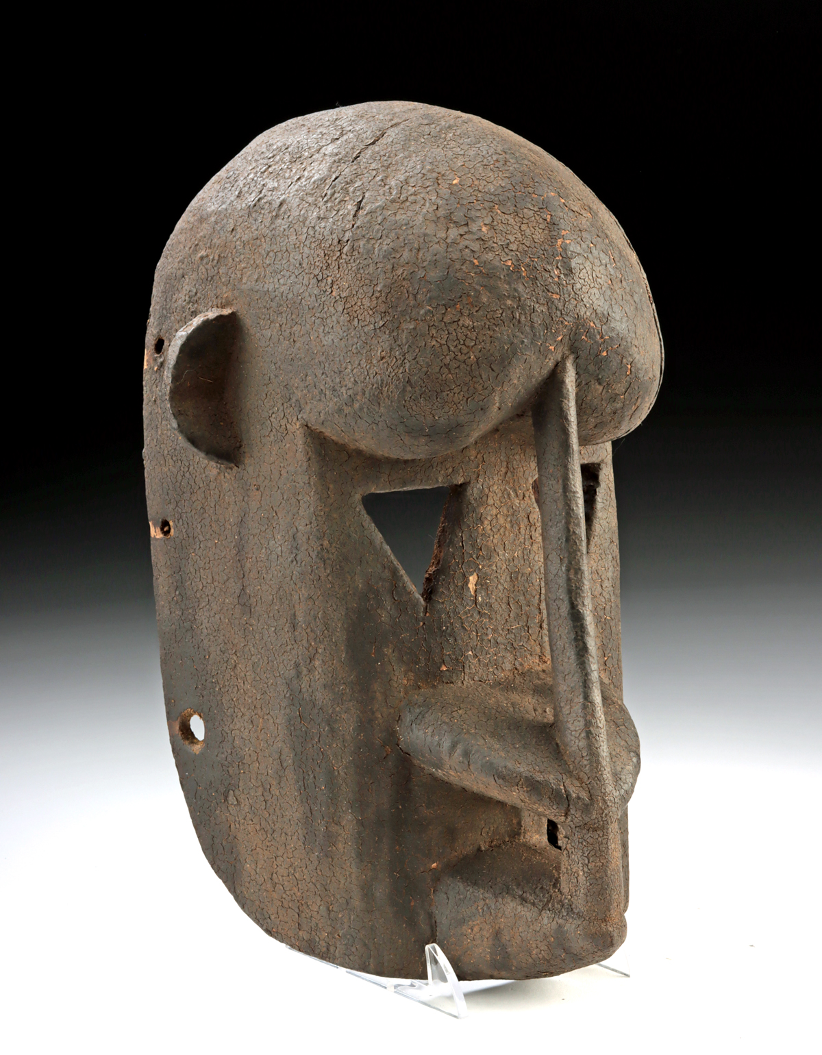 Lot 111, Auction 4/3/2026: West African Dogon Carved Wood Monkey Mask