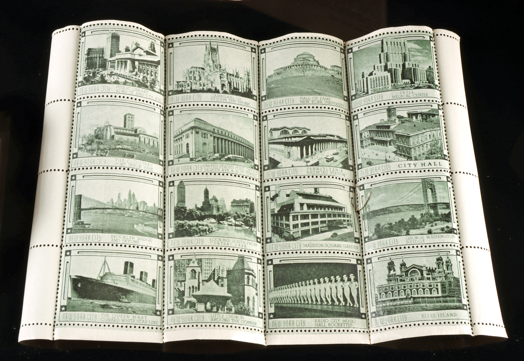 Lot 140, Auction 4/12/2026: Mid-Century NYC Poster Stamps & Biographies Set - Image 3