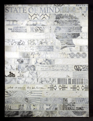 Lot 255, Auction 4/20/2026: James Verbicky Mixed Media on Canvas, "Bhavanga" (2120)