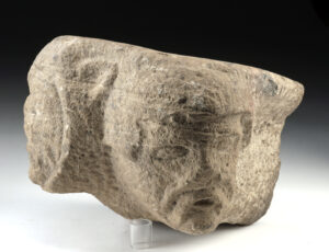 Lot 150, Auction 4/3/2026: 12th C. Medieval Stone Corbel with Dual Faces