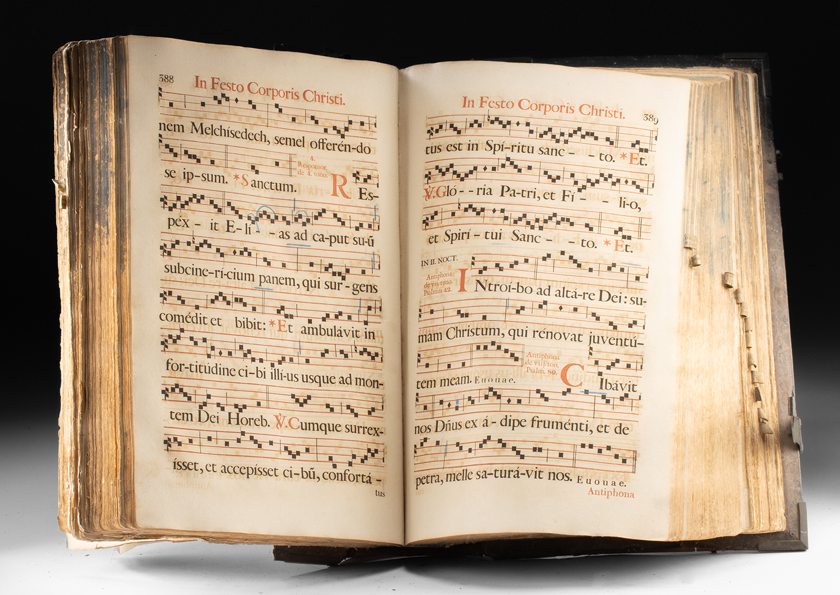 Lot 231, Auction 4/3/2026: Massive 1858 Belgian Cistercian Antiphonary - Westmalle - Image 5