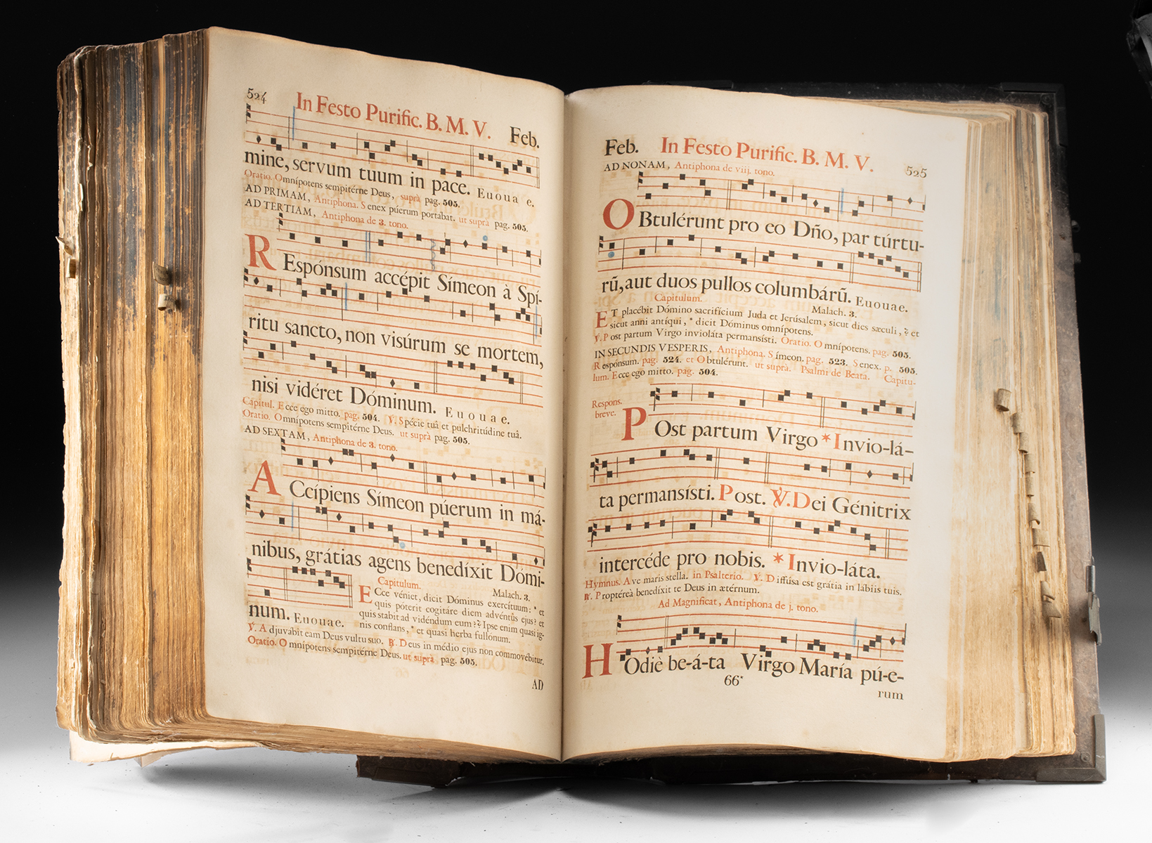 Lot 231, Auction 4/3/2026: Massive 1858 Belgian Cistercian Antiphonary - Westmalle - Image 6