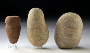 Lot 37, Auction 4/12/2026: Native American Archaic Stone Tools, Hammerstones & Axe