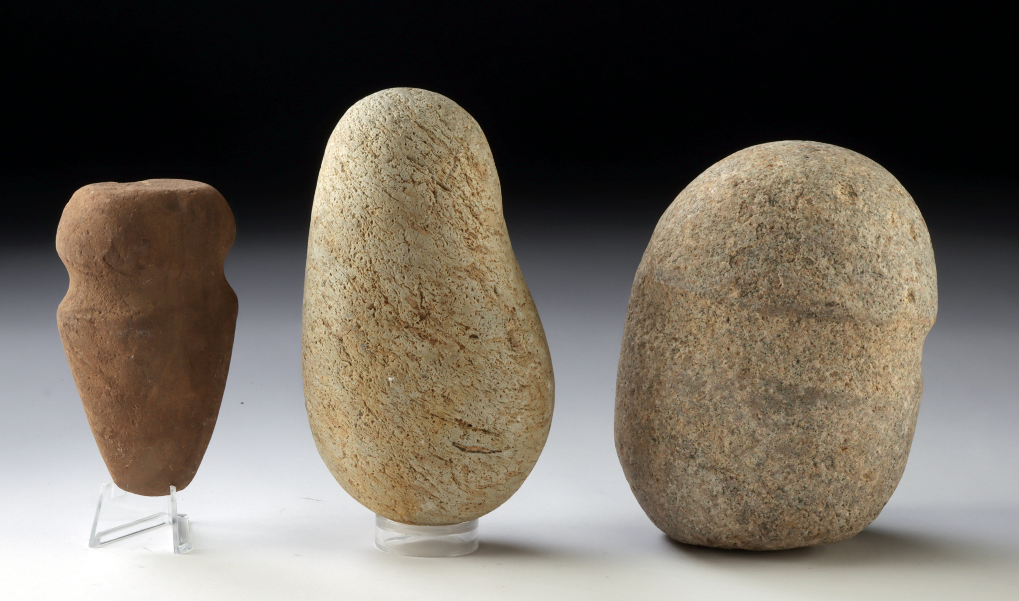 Lot 37, Auction 4/12/2026: Native American Archaic Stone Tools, Hammerstones & Axe