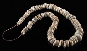 Lot 57, Auction 4/20/2026: Pre-Columbian Stone Discoidal Bead Strand