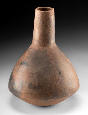 Lot 34, Auction 4/12/2026: Mississippian Hume Engraved Bottle