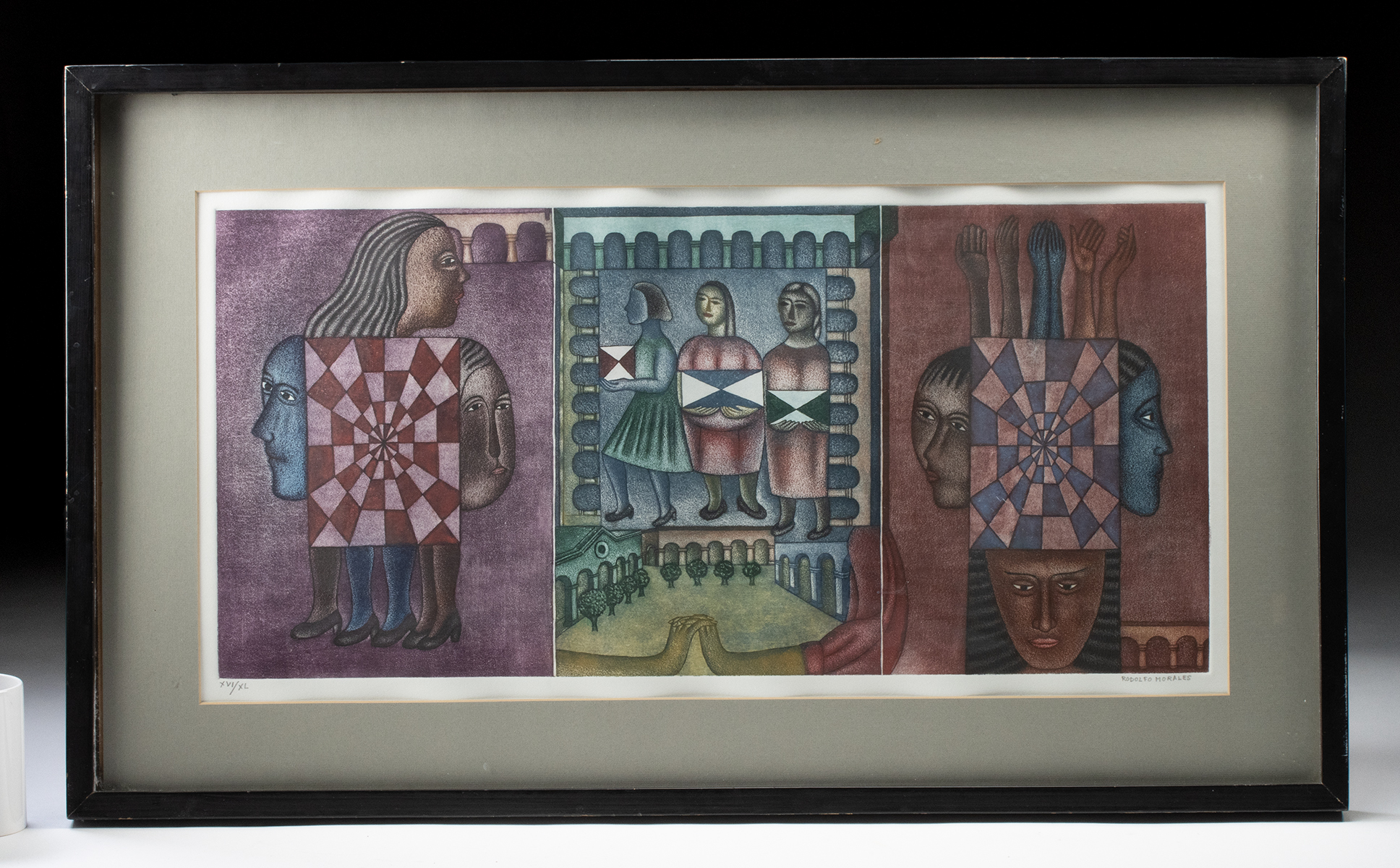 Lot 255, Auction 4/3/2026: Rodolfo Morales Engraving - Trilogia - Image 3