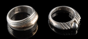 Lot 208, Auction 4/3/2026: Two Spratling Silver Gilt & Sterling Rings, WS Marked