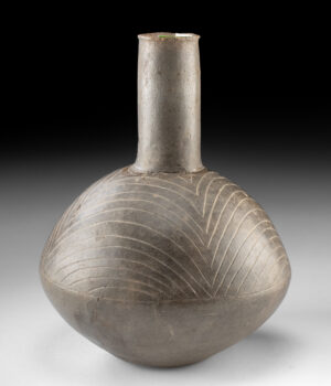 Lot 24, Auction 4/20/2026: Mississippian Caddo Bailey Engraved Bottle - Trailed