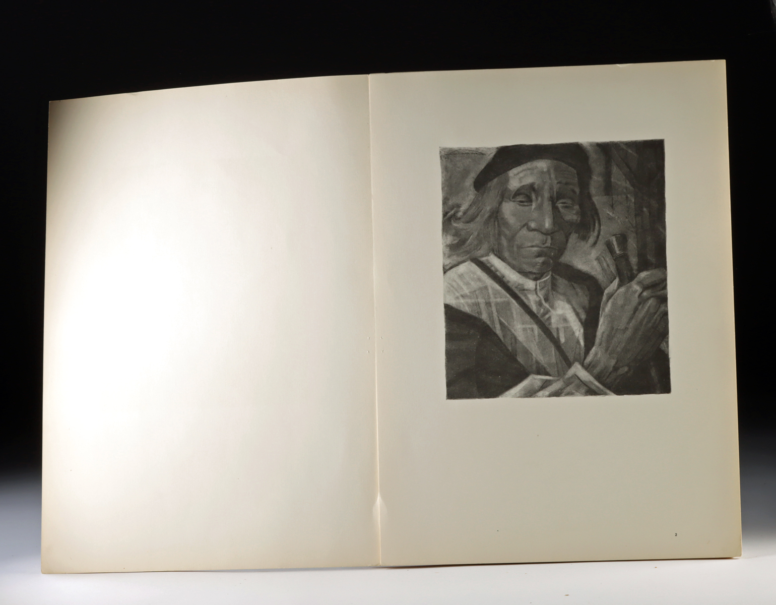 Lot 243, Auction 4/3/2026: "Tarahumaras: 11 Drawings by Aaron Pina Mora" (1966) - Image 3