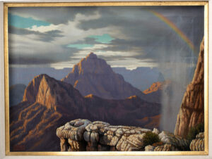Lot 233, Auction 4/3/2026: Franklin Moody Painting - Storm's Passing, Grand Canyon