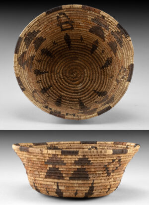 Lot 37, Auction 4/20/2026: Pomo Woven Basket, Daisy MacCallum collection