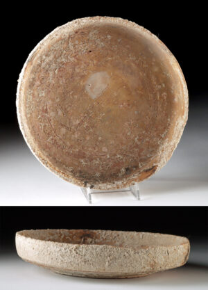 Lot 143a, Auction 4/3/2026: 12th C. Byzantine Pottery Bowl - Sgraffito Bird Design