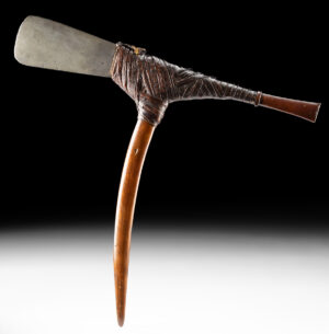 Lot 115, Auction 4/12/2026: Papua New Guinea Dance Axe - Stone Blade