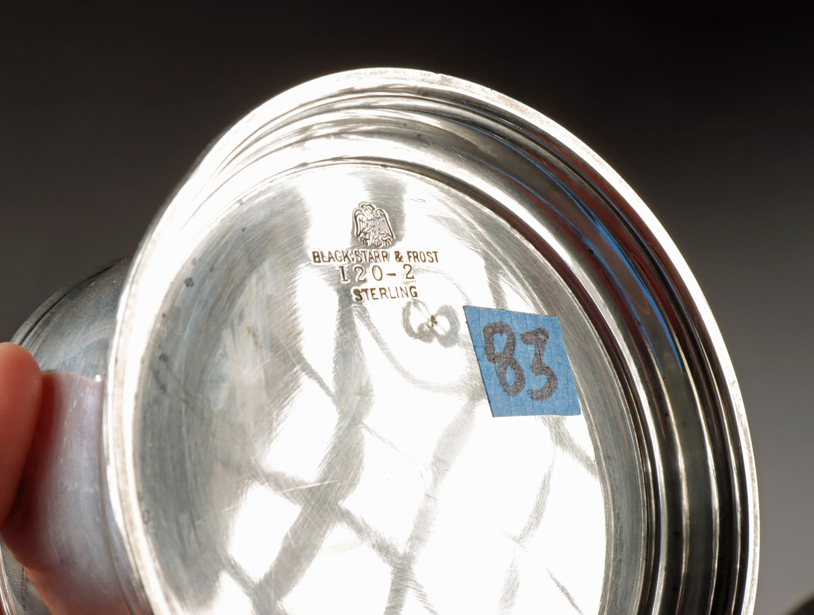 Lot 135, Auction 4/12/2026: Two Antique Silver Muffineers - 452 Grams - Image 4