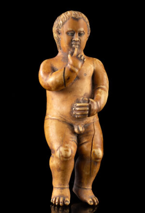Lot 165, Auction 4/20/2026: 17th C. Indo-Portuguese Goan Bone Christ Child