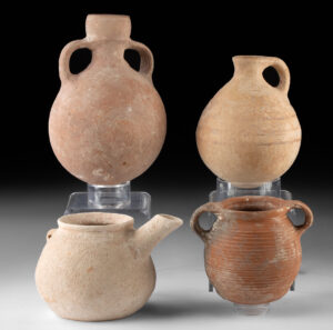 Lot 159c, Auction 4/20/2026: Ancient Holy Land Ceramic Vessels - 4 Pieces