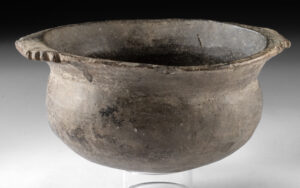 Lot 15, Auction 4/20/2026: Mississippian Pottery Bowl - Lug Handles