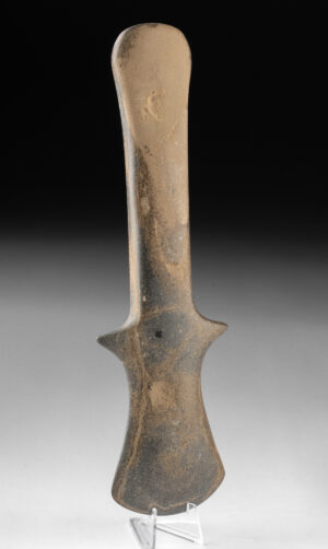 Lot 13, Auction 4/20/2026: Mississippian Stone Crowned Mace Head