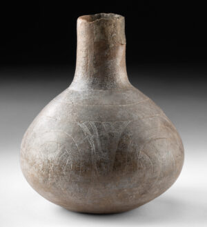 Lot 15a, Auction 4/20/2026: Mississippian Grayware Vessel - Incised Body