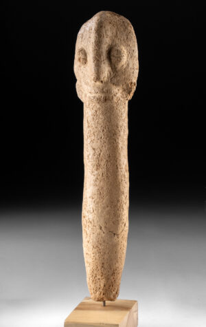 Lot 82, Auction 4/20/2026: African Bura-Asinda-Sikka Stone Head, ex-Arnovick