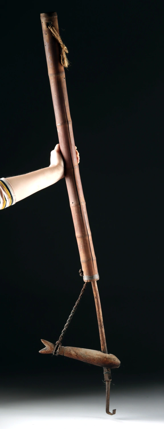 1930s Japanese Jizai Kagi Hearth Hook w/ Fish Ornament (Auction 2026-06-05, Lot 233) - Image 4