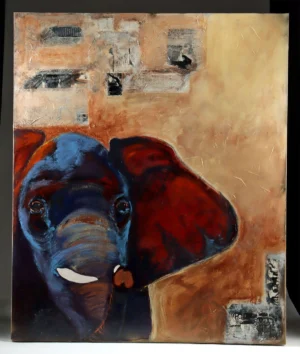 Isabel Chiara Painting - "Once There Was an Elephant" (Auction 2026-06-05, Lot 7B)