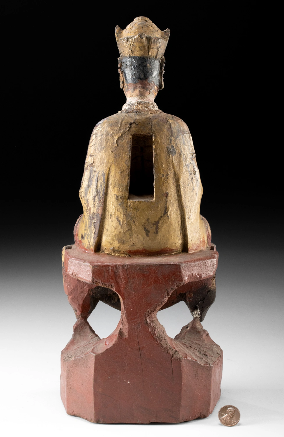 Chinese Ming Gilt & Lacquered Wood Seated Guanyin (Auction 2026-06-05, Lot 202A) - Image 4