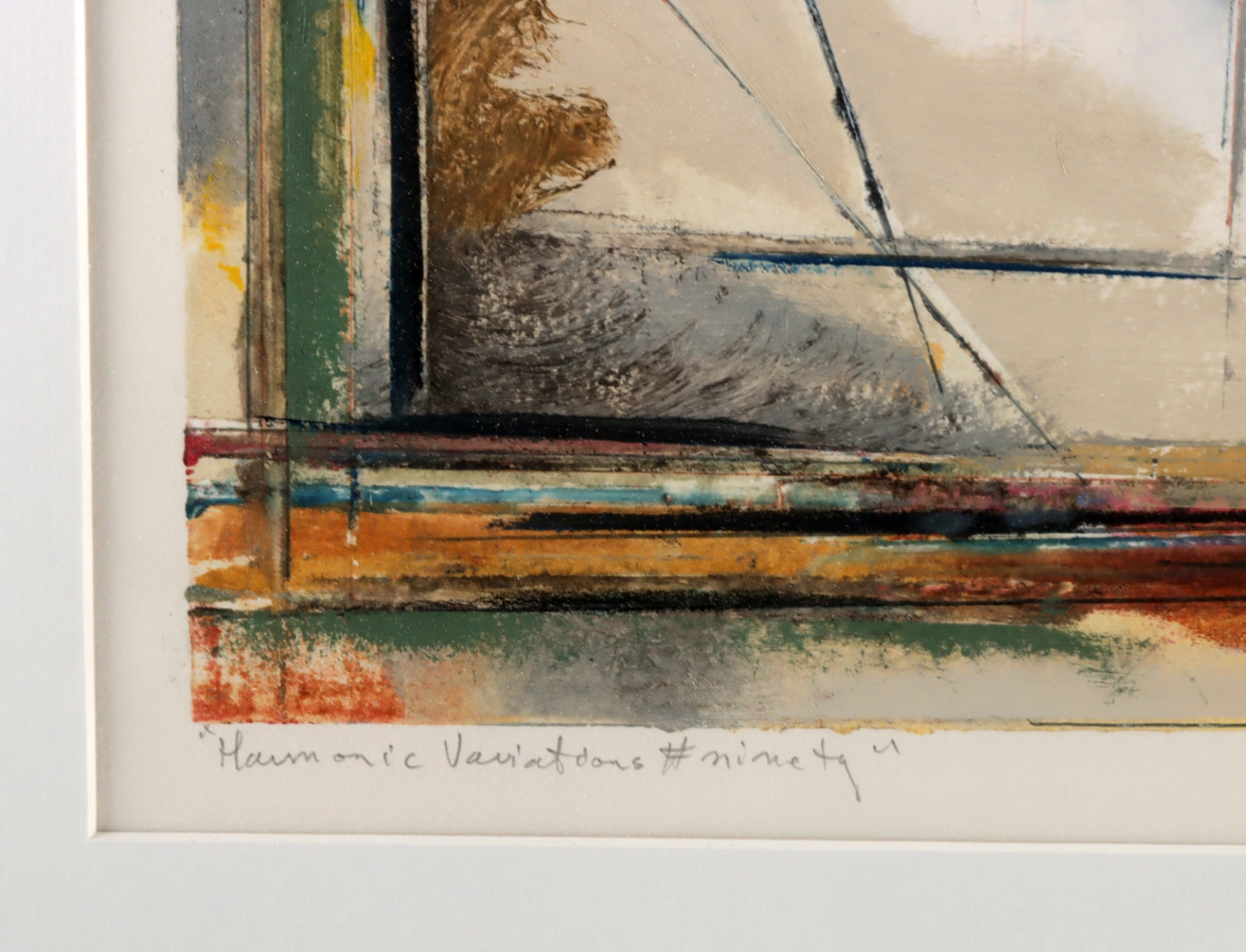 Arnold Iger Painting - "Harmonic Variations #90" (2002) (Auction 2026-06-05, Lot 7A) - Image 3