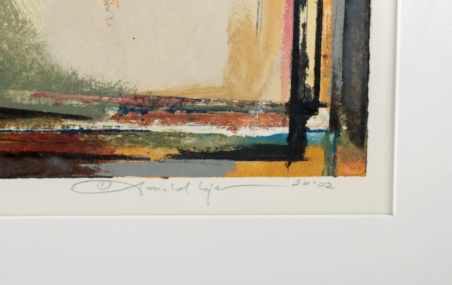 Arnold Iger Painting - "Harmonic Variations #90" (2002) (Auction 2026-06-05, Lot 7A) - Image 4