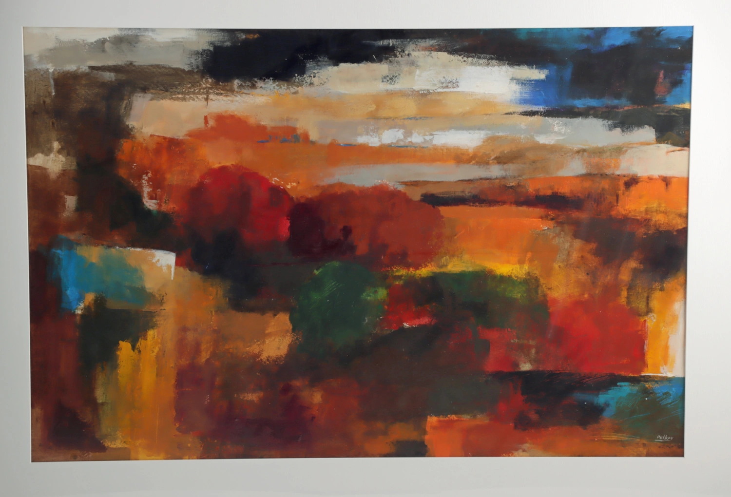 Captivating Abstract Painting by Joro Petkov (Auction 2026-06-05, Lot 22A) - Image 3