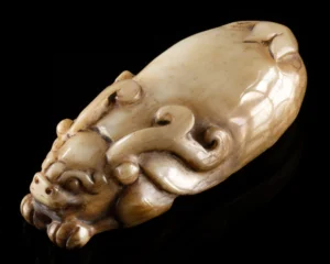 Chinese Qing Stone Bixie Carving - Two Horns (Auction 2026-06-05, Lot 217)