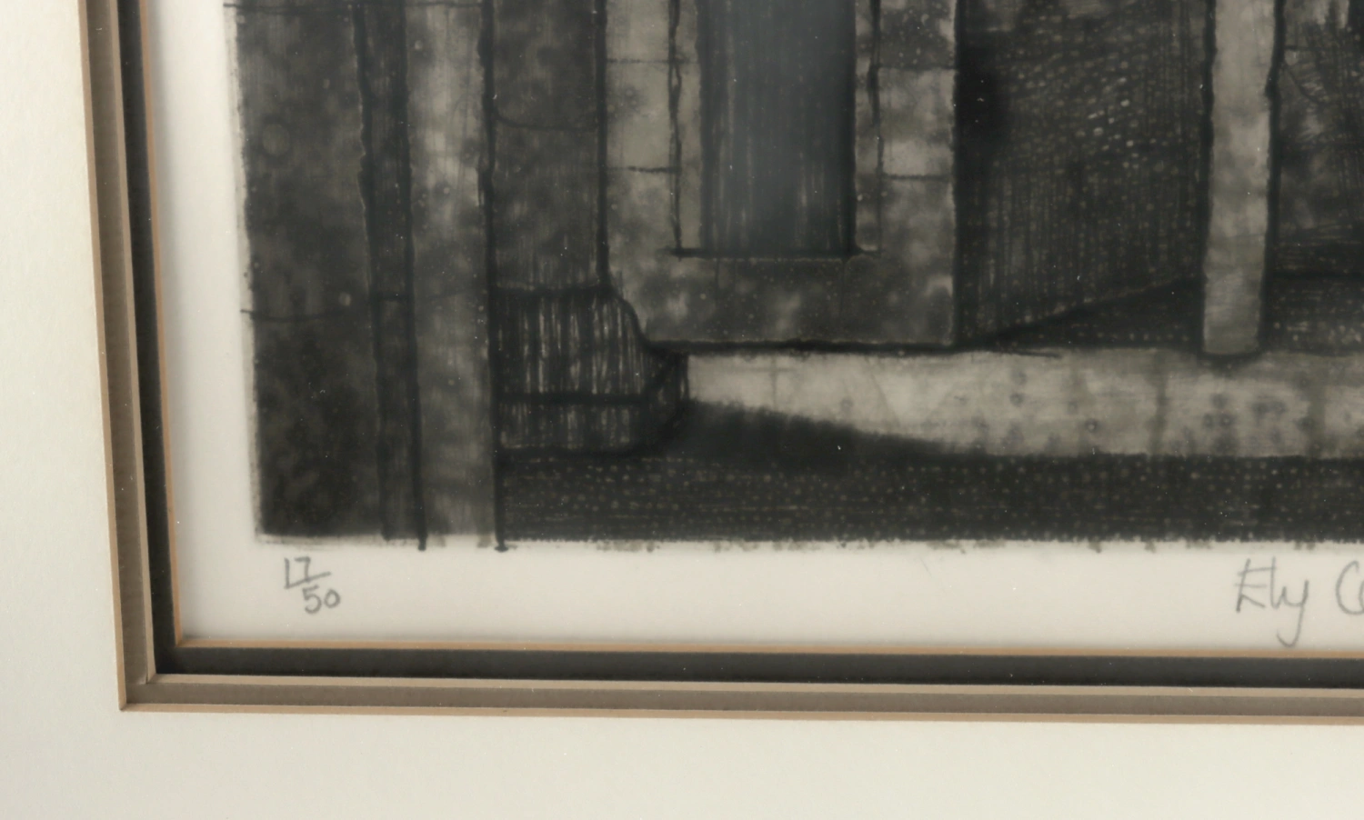 Valerie Thornton Etching "Ely Cathedral" (1979) (Auction 2026-06-05, Lot 23A) - Image 4