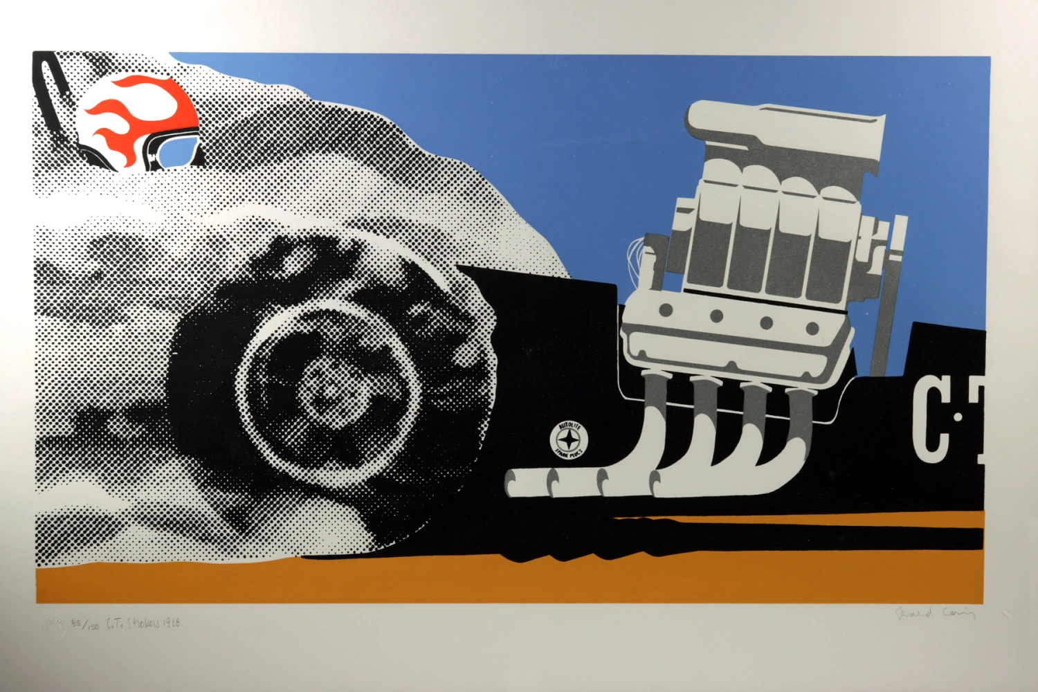Gerald Laing Screenprint - "C.T. Stokers" (1968) (Auction 2026-06-05, Lot 8)