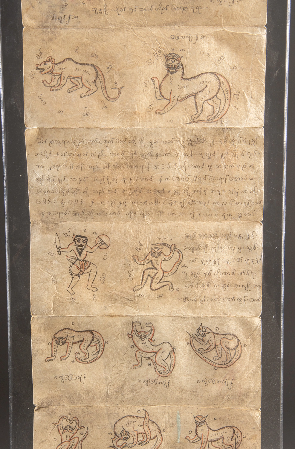 19th C. Tai-Burmese Spirit Manuscript - Yantra Diagrams (Auction 2026-06-05, Lot 236C) - Image 4