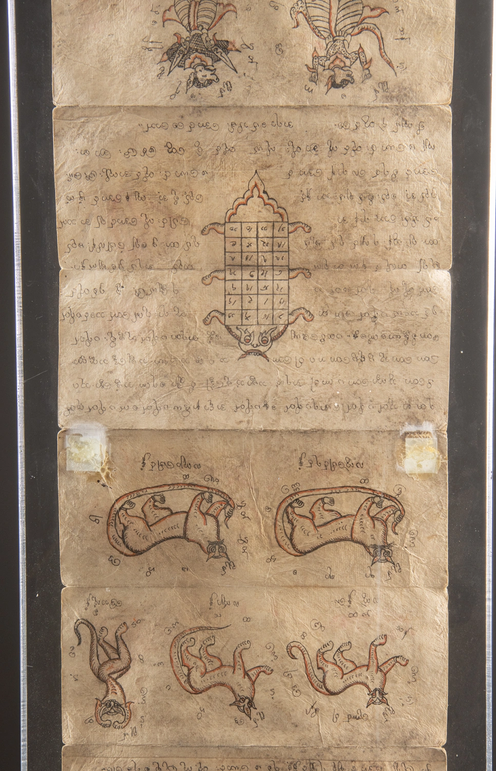 19th C. Tai-Burmese Spirit Manuscript - Yantra Diagrams (Auction 2026-06-05, Lot 236C) - Image 8