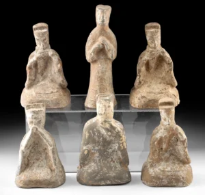 Han Dynasty Ceramic Musicians and Dancer Group (6) (Auction 2026-06-05, Lot 200)