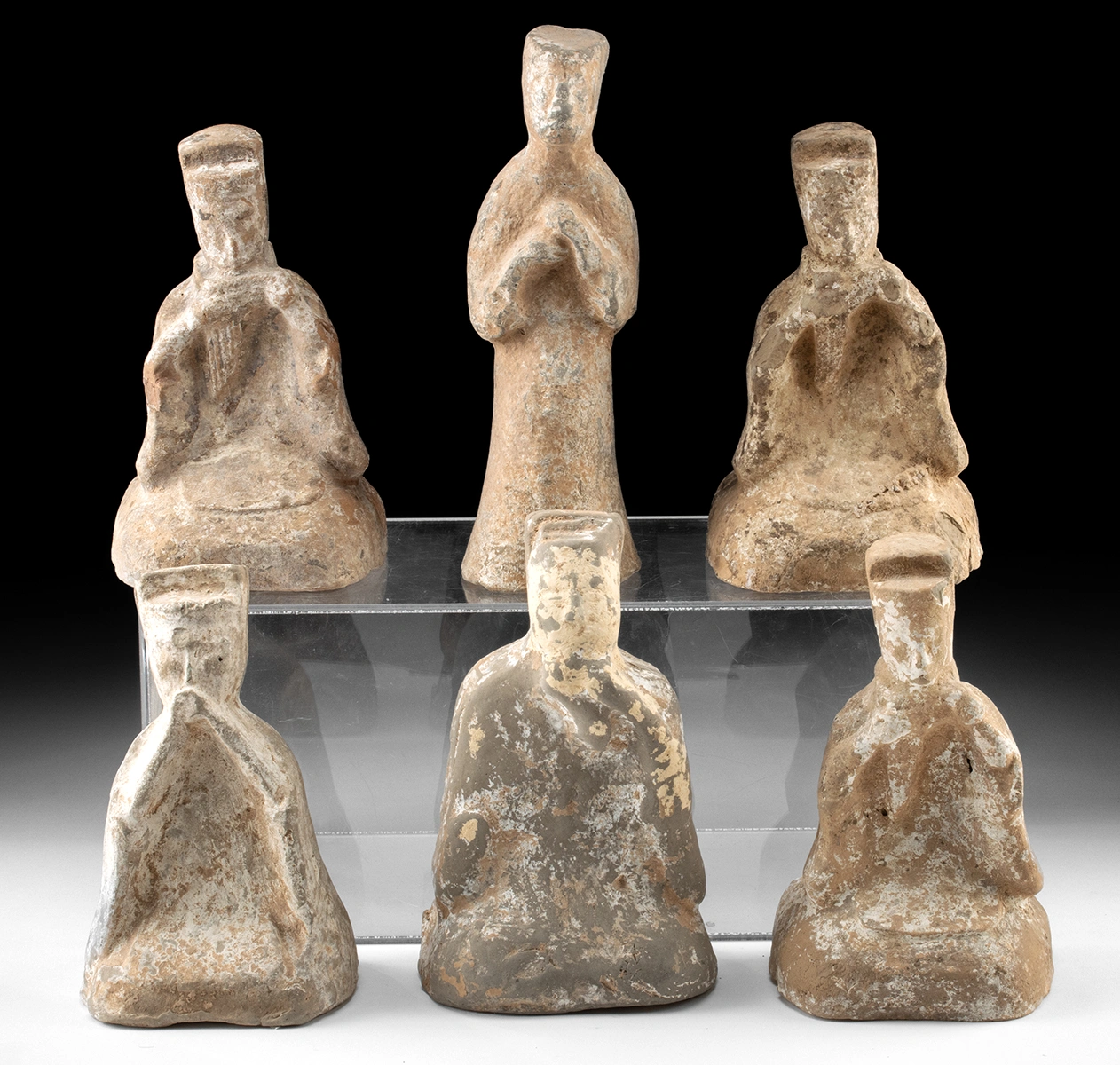 Han Dynasty Ceramic Musicians and Dancer Group (6) (Auction 2026-06-05, Lot 200)