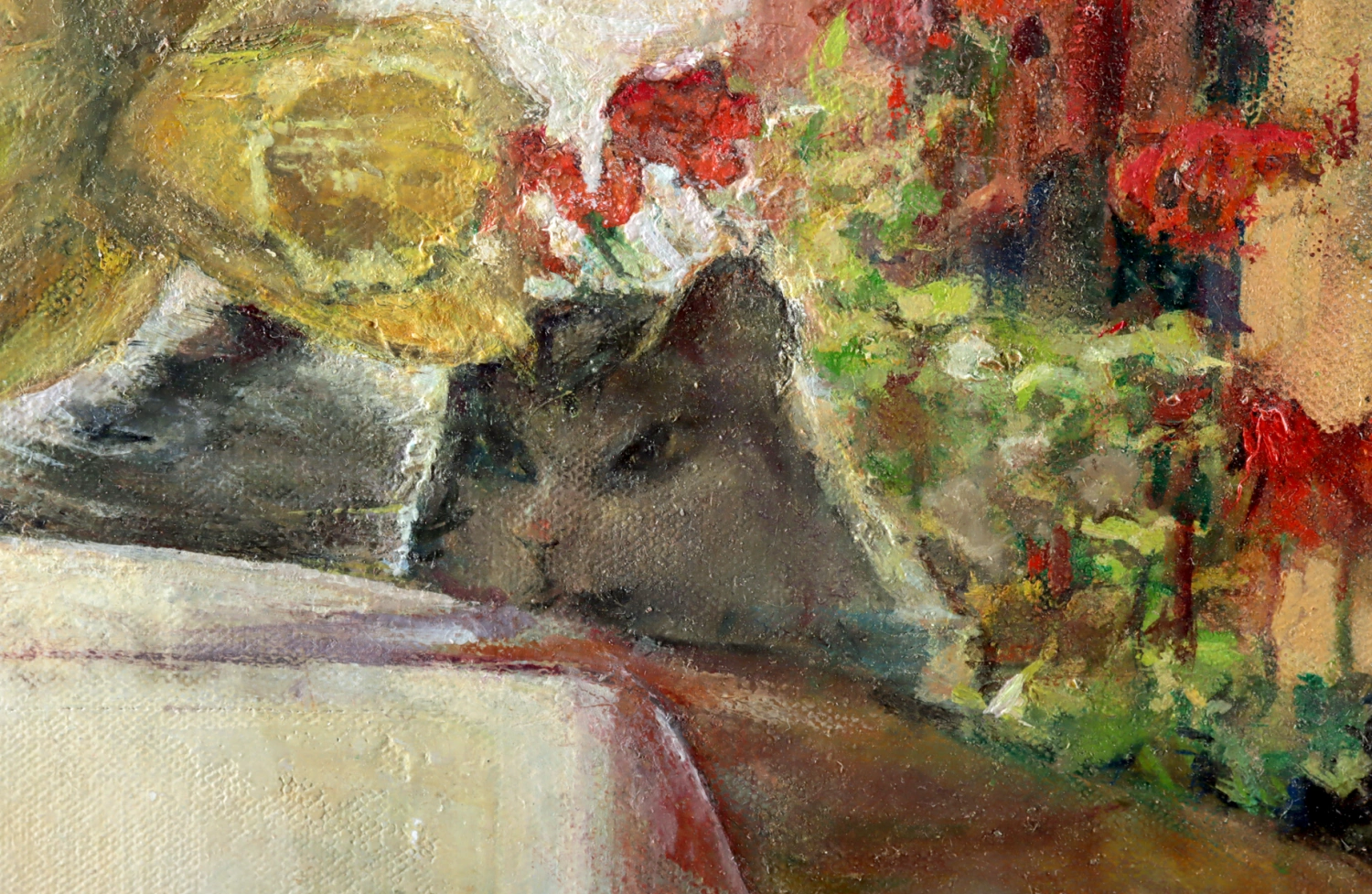 Arthur Knebel Painting - "Daffodils in Vase" (1987) (Auction 2026-06-05, Lot 16) - Image 3