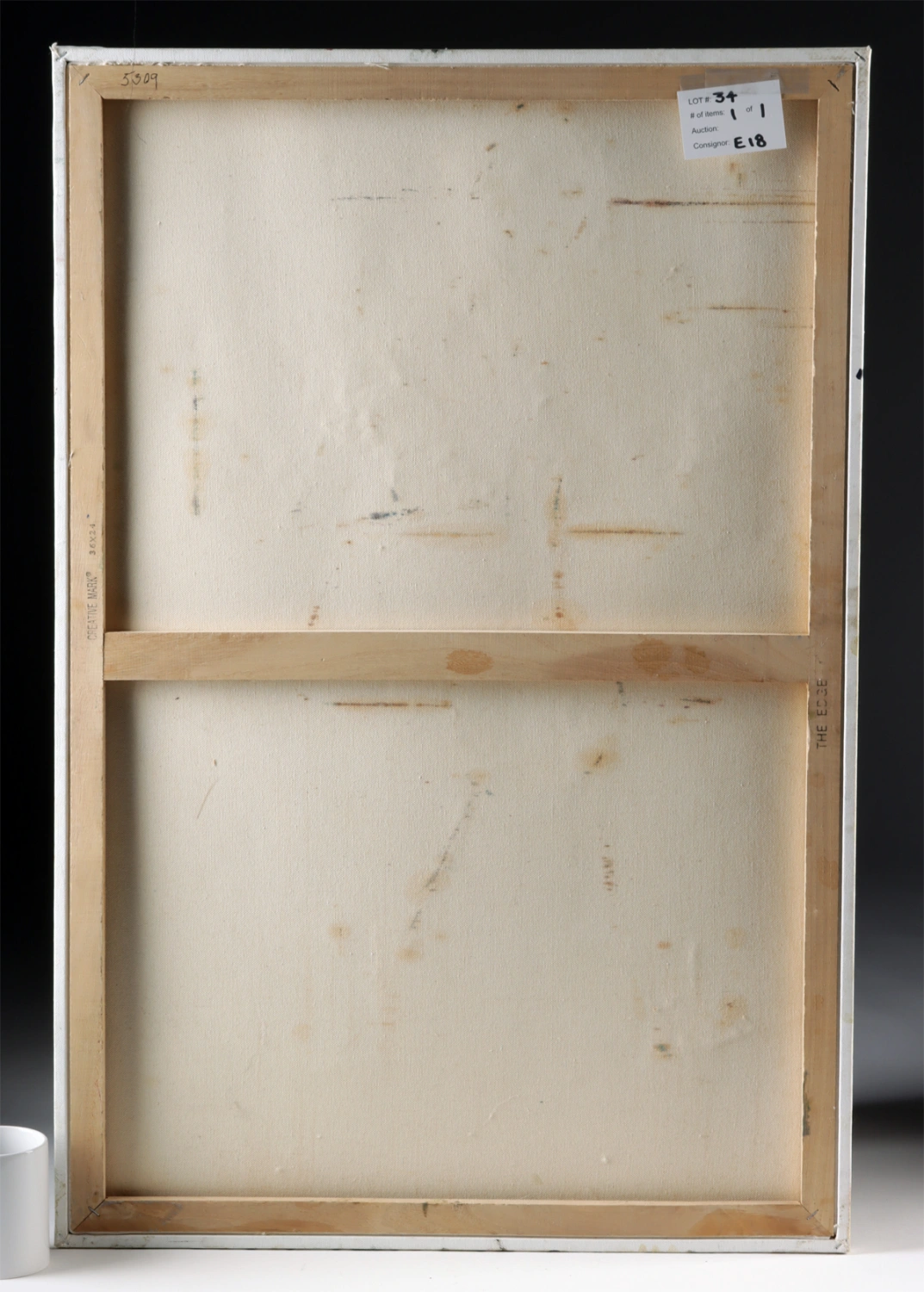 Arthur Knebel Painting - "Daffodils in Vase" (1987) (Auction 2026-06-05, Lot 16) - Image 4