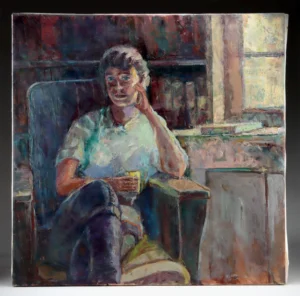 Arthur Knebel Painting - Morning Coffee (Auction 2026-06-05, Lot 17)